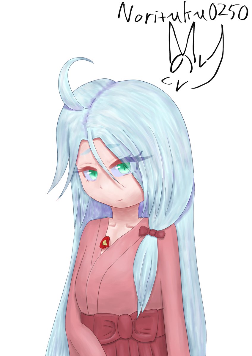 Norituku0250's tweet photo. 落書き　VRCフレンド　椿さん @setsu39 https://t.co/6iW56PZ7Xe