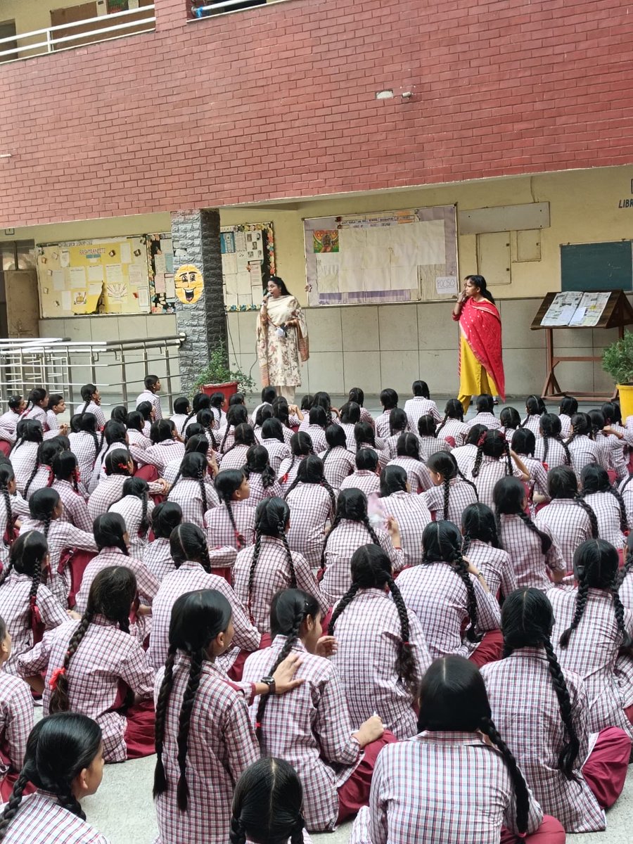 heenumahajan's tweet photo. Raising Awareness Among Children About the Child Protection Act @hdmalhotra @siddharthanbjp https://t.co/UUeykiiubO