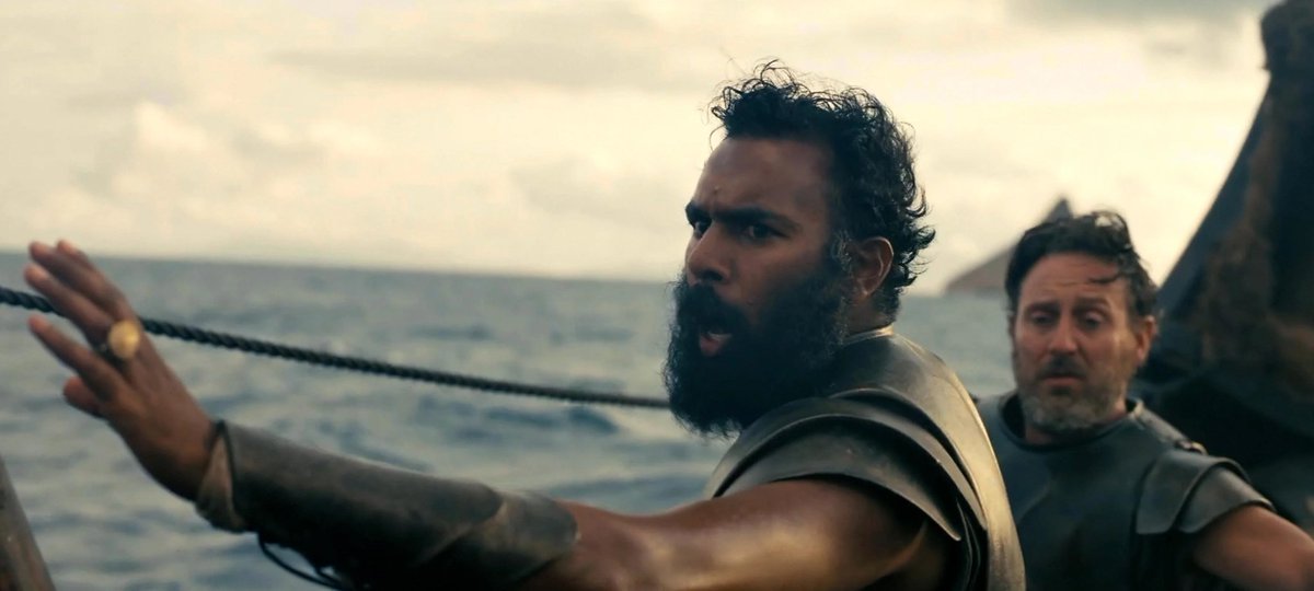 richardmz13's tweet photo. They may not be the most famous ones in the constellation of stars in The Odyssey, but Himesh Patel, John Leguizamo, and Samantha Morton's performances are truly noteworthy.

All killer, no filler screentime. https://t.co/ruNDnfwufW