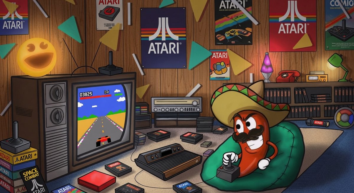 ChiliconJuan's tweet photo. So my birthday coming up and I'm trying to figure out a custom artwork for  @FightBoxArcade_  R-10 Pro that goes with the Chili theme. AI had the right idea but the wrong chili and the placement was incorrect. Along with a few other things. I have to wait to try AI again since it decided to take a rest on me.