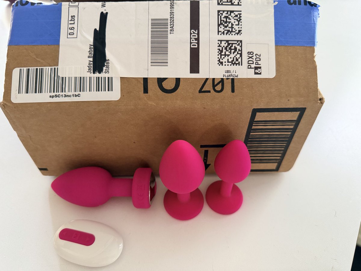 BabeeyJadee99's tweet photo. Shoutout to one of my Daddies for getting me something off my Amazon Wishlist😍 can’t wait to use them! 

https://t.co/gD8si5oqjl

#nsfw #NSFW #onlyfans #OnlyFans #OF #OFModel #OFGirly #twitterporn #anal #analplug #amazonwishlist https://t.co/jaB9JlUhC1