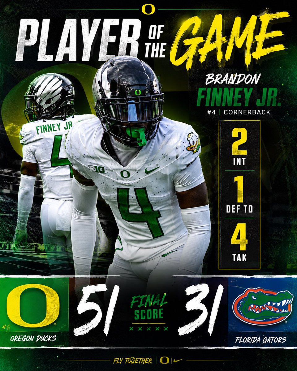 CoachThadCastle's tweet photo. Good win boys! Job is not done yet! Proud of the defense! Since week 1, everyone has been locked in and watching film. Go 🦆🦆🦆. #BoogU 
Game ball goes to Brandon Finney Jr 🫡 https://t.co/7xRrJqvS7h