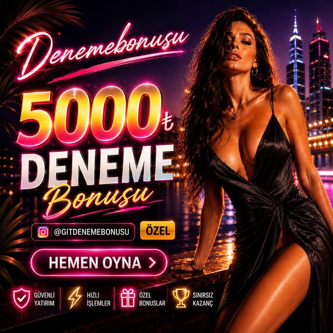 samarzd1's tweet photo. #denemebonusu
🔵5.000₺ DENEME BONUSU🛩️
⚡️Kazanmaya risksiz başlamak isteyenler için büyük #fırsat!⚡️🔗https://t.co/qIAXYSjOrD
🔥Yeni üyelere özel 5.000₺ #Deneme #Bonusu seni bekliyor.🔥
🎯Hızlı #erişim, anında #heyecan!🎯
➡️Üye ol, bonusunu al! Kazanmaya hemen başla! https://t.co/jwfxUOtr8o