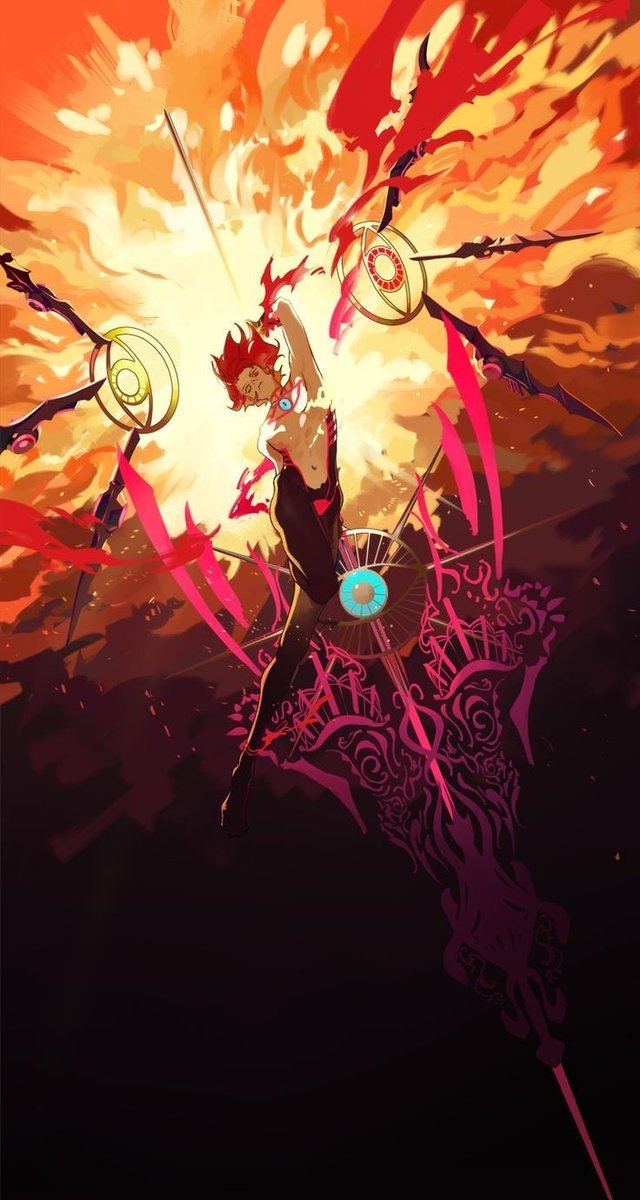 Zenithbutcringe's tweet photo. @_ScarletLotus Surpassing the might of the greatest heroes, and burning brighter than the gods themselves, this spear was forged from a light beyond this universe.

And as such, all that touched its light would be irrevocably annihilated.

[ALT] https://t.co/NspOj3XjGW