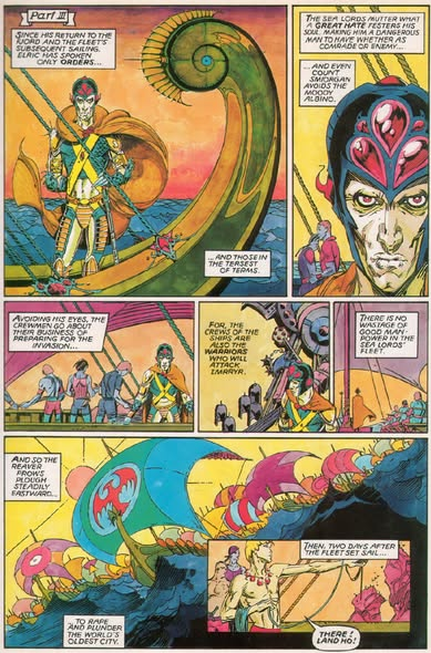 fabiaschi's tweet photo. When Roy Thomas and P. Craig Russell adapted Michael Moorcock's "Elric: The Dreaming City" in 1981, they struck gold. https://t.co/TvDda6R1JZ