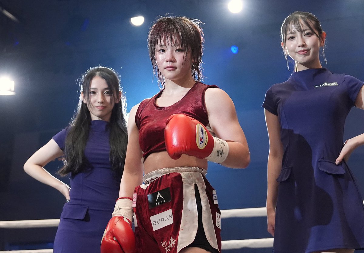 TB_PROMOTION's tweet photo. TREASURE BOXING PROMOTION 13

【試合結果】

第3試合
（女子ミニマム級 6回戦）

田口 心温（KOD） vs レンズ・ダッケル（比）

6R 0分32秒 TKO

WIN🏆
田口 心温

📸@NaokiFukuda65 https://t.co/B0kCpbB5gh