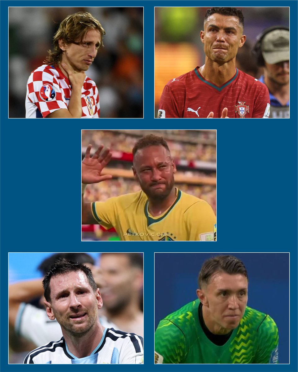 grupotorcida's tweet photo. A Copa do Mundo de 2026 pode marcar a despedida de cinco dos maiores nomes da história do futebol: Lionel Messi, Cristiano Ronaldo, Neymar, Luka Modrić e Fernando Muslera.

Cada um deles escreveu capítulos inesquecíveis com sua seleção. (+) https://t.co/HMWoRJgU8x