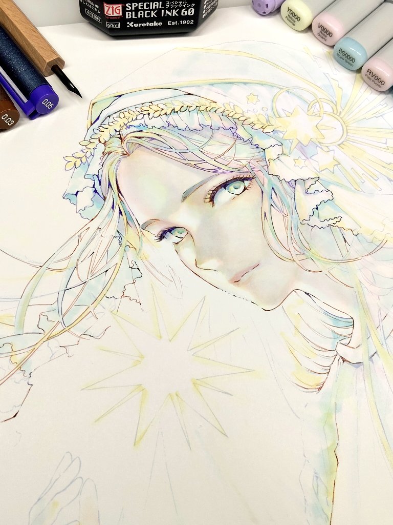 火鳥満月(ひのとり まんげつ)読み切り&イラスト制作中 tweet media