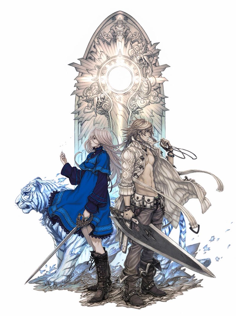 LeonErikZ's tweet photo. Kimihiko Fujisaka is the best character designer of all time.

#TheLastStory https://t.co/sA6kktEcrM