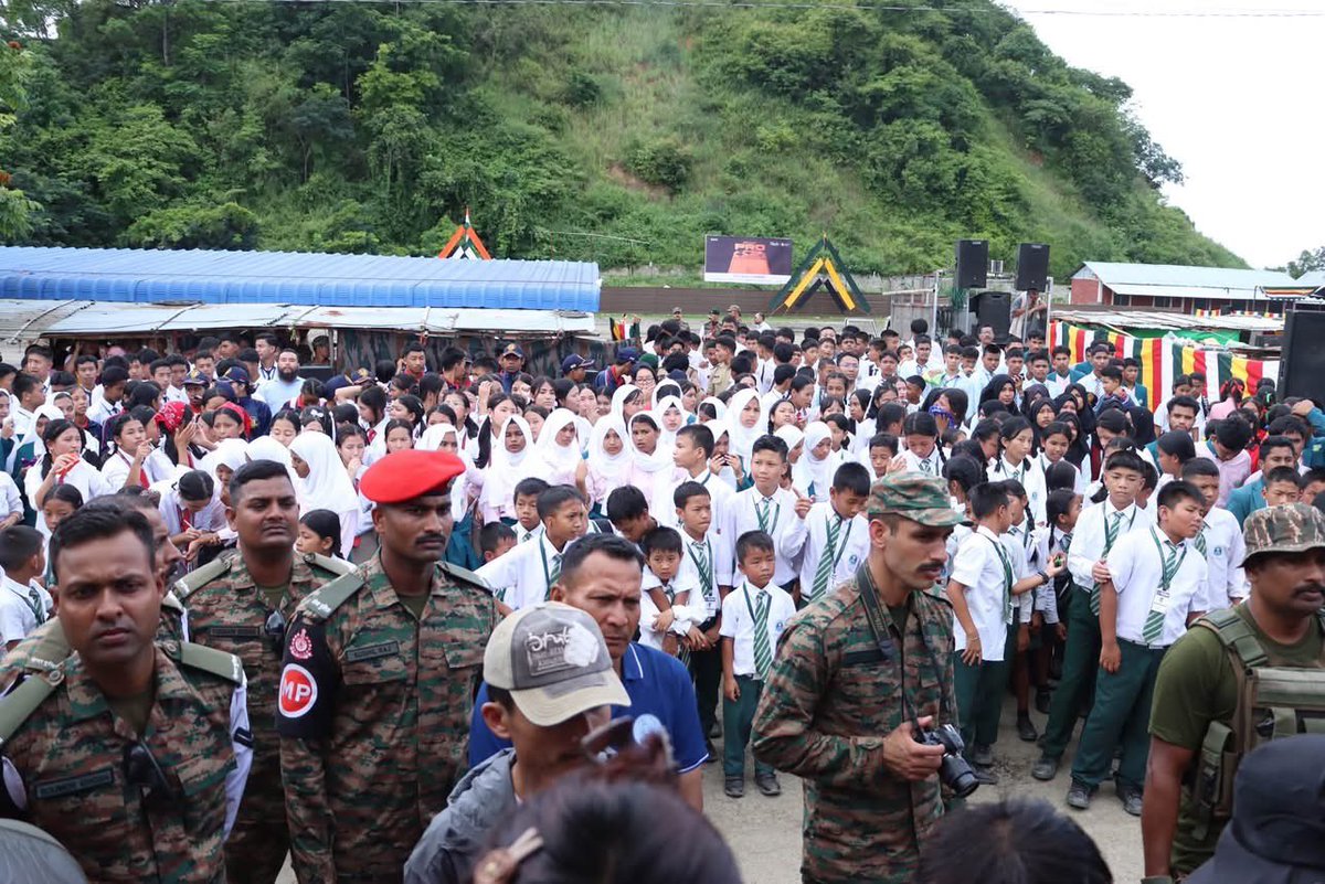 KonthoujamG's tweet photo. Honoured to flag off the Trophy Tour of the 135th Durand Cup 2026 at Sendra, Bishnupur District.
My sincere appreciation to the Indian Army, particularly the 57 Mountain Division, for bringing this prestigious tournament to Manipur and for their continued commitment to promoting sports and empowering our youth.

May the legacy and spirit of this iconic tournament inspire our young footballers to dream bigger, aim higher, and achieve greater heights.
Wishing the 135th Durand Cup 2026 a grand and successful tournament.
@narendramodi @AmitShah @rajnathsingh @NitinNabin 
#DurandCup