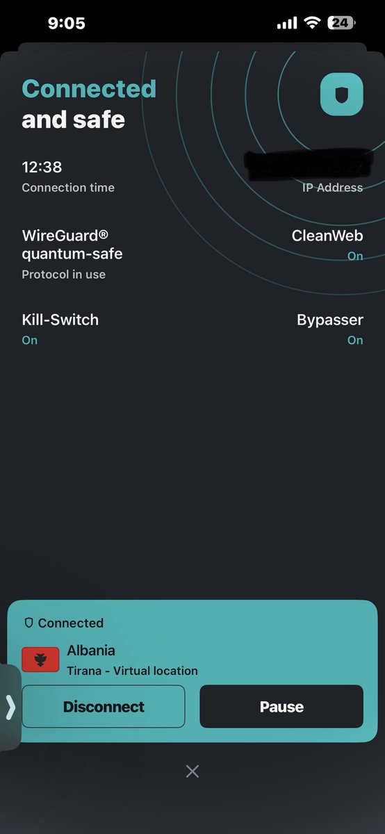 SebastianPoli7's tweet photo. @bigman450511656 @kingmezii That’s just my vpn to watch youtube without ads you fool 🤣 https://t.co/mCrYq0qXEo