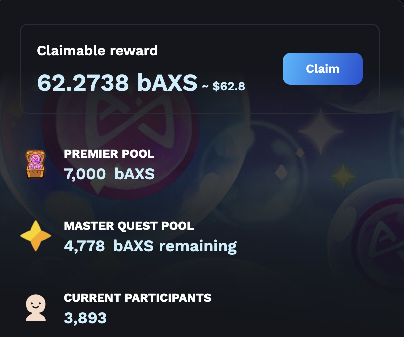ChuckFresco's tweet photo. Some well earned weekly rewards for the @AxieInfinity Bounty Board! 😄 https://t.co/oRmT5rFdFn