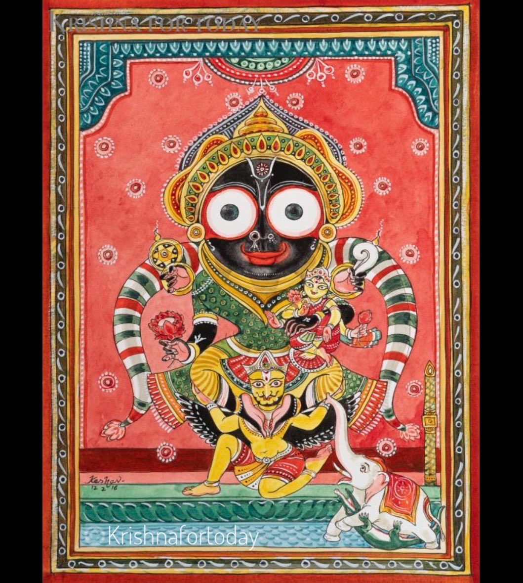 keshav61's tweet photo. Lord Jagannath : Gajendra-moksh besha #purirathyatra #krishnafortoday https://t.co/TSNILU34ZN