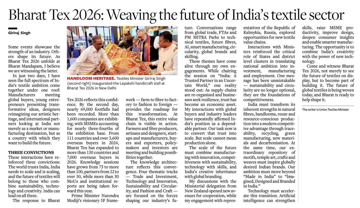 Giriraj Singh tweet media