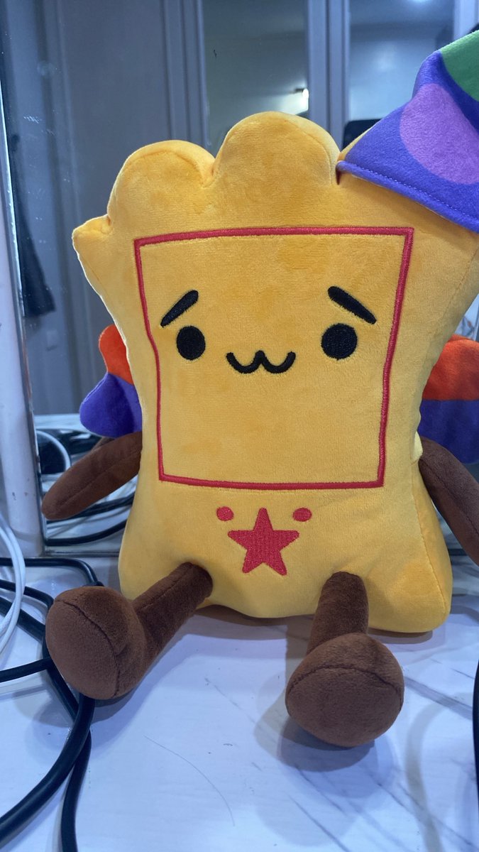 saintdjoser's tweet photo. First mass produced plush kinda nervous https://t.co/Oaghsb6lWJ