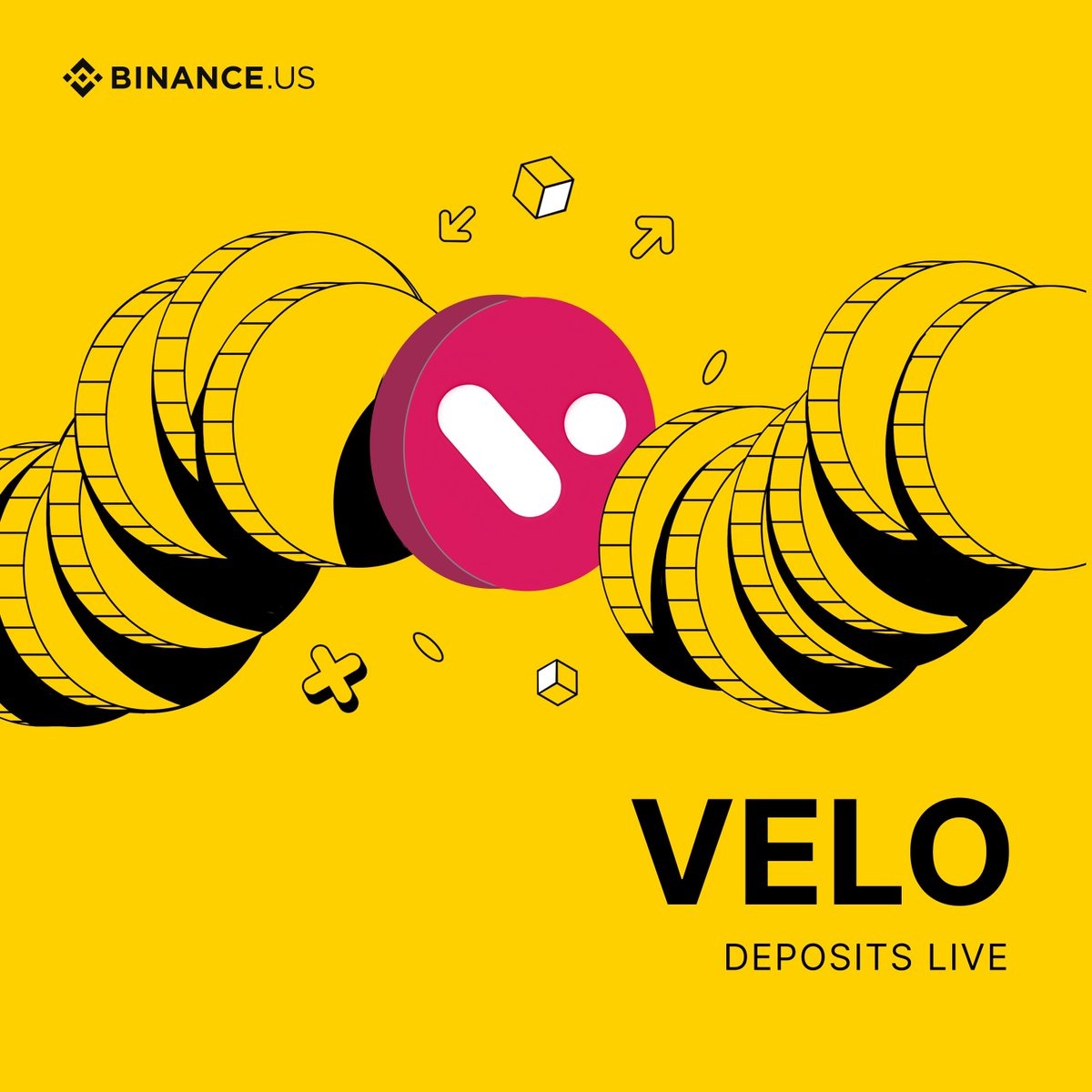 BinanceUS's tweet photo. Deposits for $VELO are now open on @BinanceUS!

Trading on the VELO/USDT pair will begin on July 16 at 9 p.m. PDT

@veloprotocol gives institutions with compliant FX settlement and users low-cost remittances that turn stablecoins into local currency.

👉 https://t.co/LQsJaxHKQG