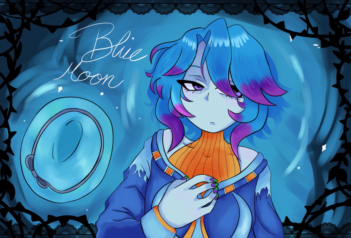 FL3SH_E4T3R's tweet photo. Happy birthday Blue Moon, you’re 7 years old…

#fe2 #fe2fanart #floodescape2 #floodescape2fanart https://t.co/gvNohVYHfJ