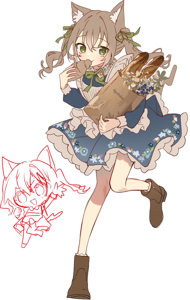 tama0104's tweet photo. ５億年ぶりに趣味絵描いてるんですが、、、自分好みすぎて激カワ、、、、、、 https://t.co/7X5IgBKSyc