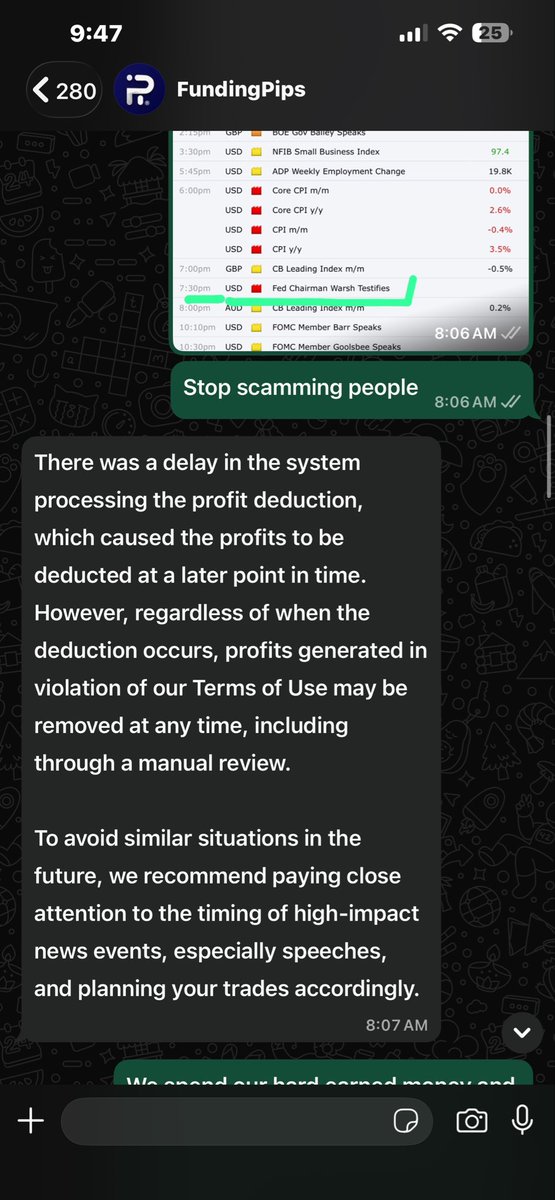 I_M_Shaad's tweet photo. @Khldfx @erti_trades @avikkfp your system failed and breached my account 24hours later ain't my fault if I violated news it should be deducted on time you're expecting people to wait for 3 hours of news? Give my account back with compensation https://t.co/wC6aK0sN1D