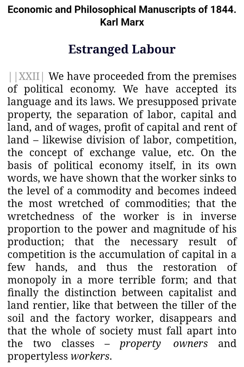 IMHOJournal25's tweet photo. When Marx talks about "species-being," he's referring to our human essence as freedom, or "free conscious life-activity," which is actualized by transforming the world into one that reflects our freedom.

https://t.co/GNsxybQ6ij https://t.co/DRExfERvqt