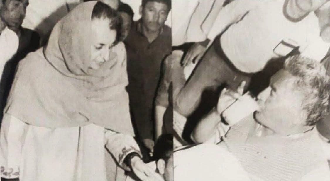DocRGM_'s tweet photo. Did You Know?

In 1984, Sonam Wangchuk's father, Sonam Wangyal, went on hunger strike for Special Tribal Status for Ladakh.

And then PM Indira Gandhi flew to Leh to meet him and gave him juice to break his fast and promised to grant the region Tribal Status. https://t.co/abvpvpS3ft