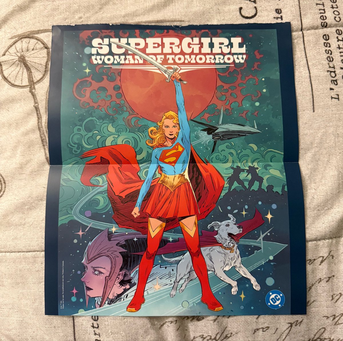 sentrynation's tweet photo. just bought woman of tomorrow!!! https://t.co/3JzydXUjcd