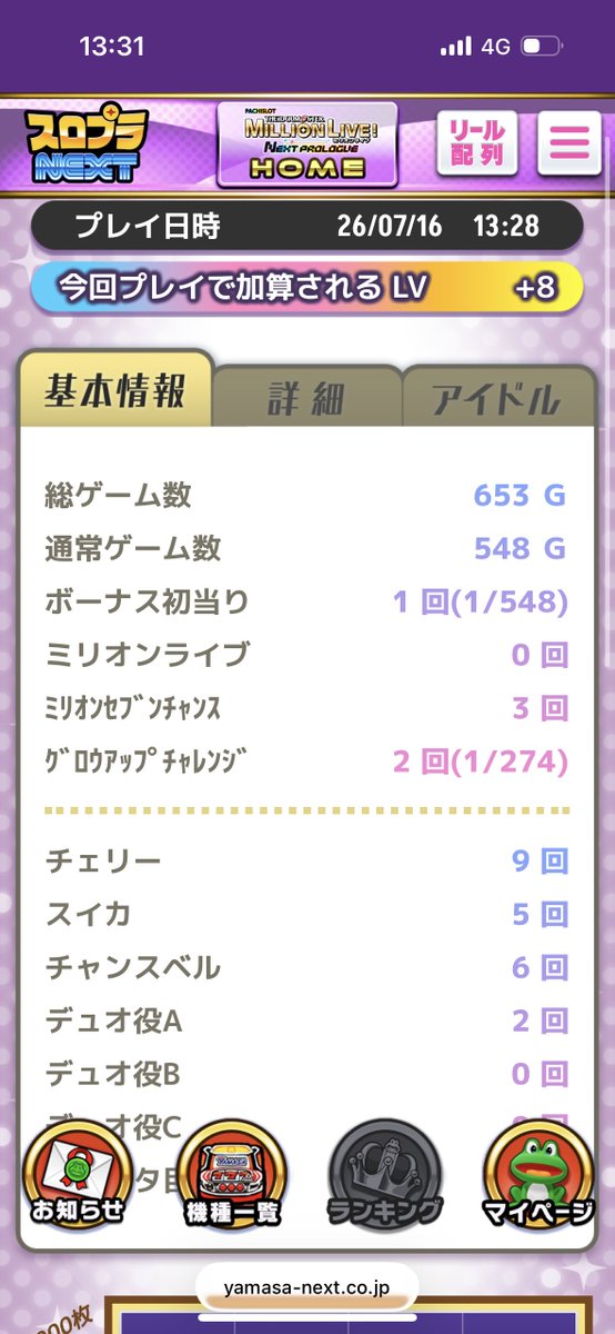 _Yp_pY_'s tweet photo. 定例報告
荒ぶるベル(高確示唆強)くらいしか撮れ高がなかったw
リールロック1段階でチェリーは矛盾だっけ？？ https://t.co/bkwQKQrhN4