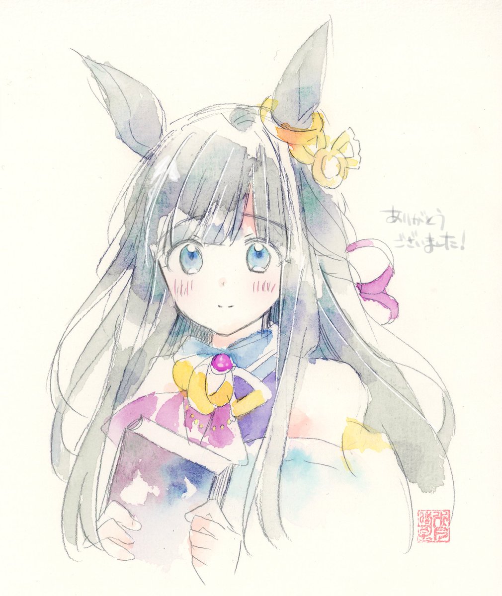 mizukitoko's tweet photo. 2025 プレゼント交換リクエストありがとうございました✨

クロノジェネシス(ウマ娘) https://t.co/FivsjiWzlx