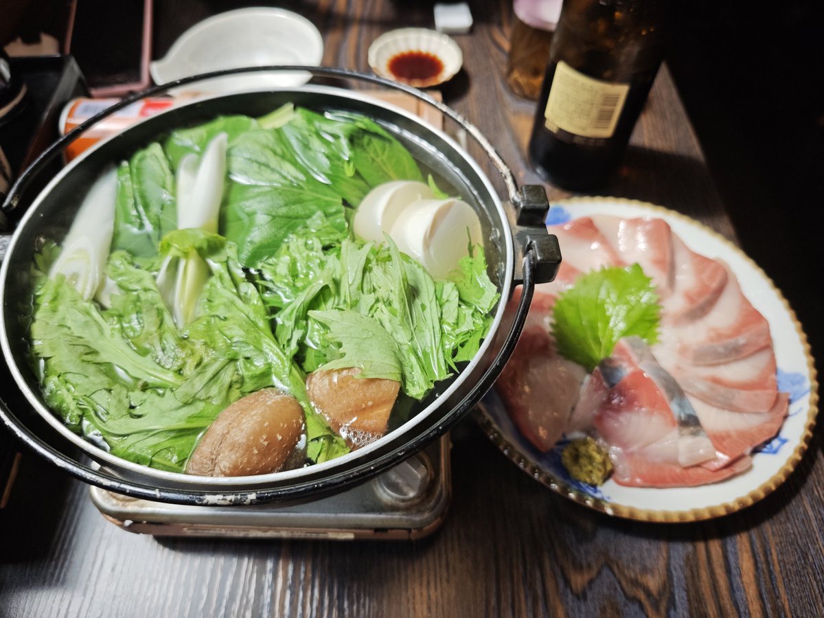 actraiser782's tweet photo. 今日は朝からぶりしゃぶ食べました。アプリ公開のお祝いです♨　#個人開発 https://t.co/WanI0ojGe8