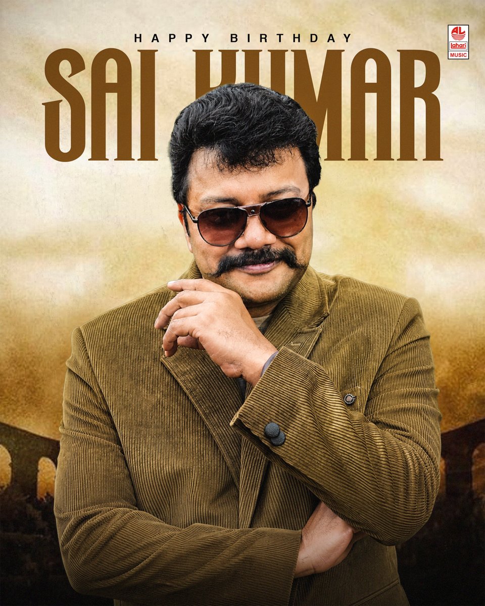 LahariMusic's tweet photo. A legendary voice and screen presence admired across generations.
Happy Birthday to Sai Kumar sir! 🔥✨

#happybirthdaysaikumar #hbdsaikumar #laharimusic https://t.co/jp7JqL6Khf