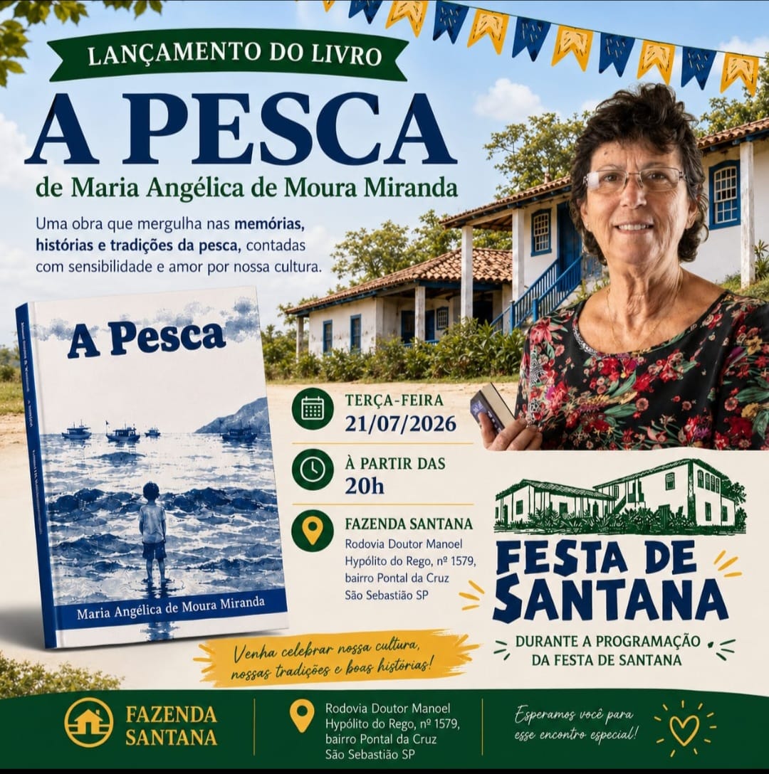 nolitoralsp's tweet photo. Jornalista Maria Angélica de Moura Miranda lança o livro "A Pesca" durante a Festa de Santana em São Sebastião

https://t.co/4DQIEiEnAU https://t.co/EWBq8FH36j