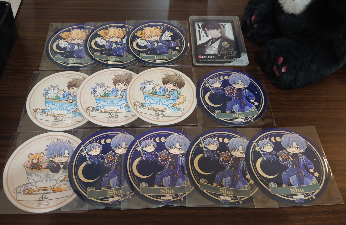 wkwk__i's tweet photo. 【交換】
恋とプロデューサー 恋プロ eeo Cafe

譲
コースター
キラ ハク ショウ

求
同種ゼン
（コースターティーカップ⇄星座◎）

本日最終の回カフェお手渡しor郵送or後日都内お手渡し https://t.co/Ug6k1go8Pb