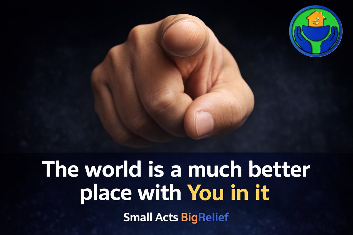 BigReliefcomng's tweet photo. The World is a much better place with You in it!
Never Stop Being Someone Magical 
Small Acts BigRelief. https://t.co/8pKGC1ZhMa