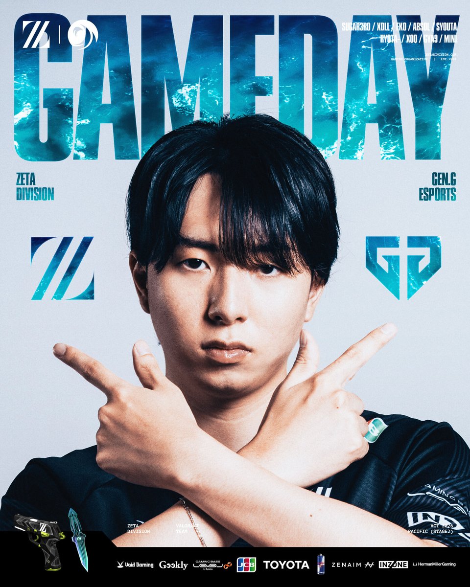 AIMWITHPRIDE's tweet photo. ⚡️VALORANT Champions Tour Pacific 2026 Stage 2

Group Stage // BO3
🇯🇵7/16(Thu) 17:00~ 
vs Gen.G Esports

Into the wild⛓️
マタタビで飼い慣らす♨️

📺https://t.co/aE4cFjjsD5

#ZETAWIN #VCTPacific https://t.co/Y5KeBvvveY