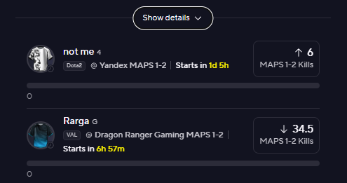 XodyBets's tweet photo. Valorant x Dota 2 PrizePicks 2 Man 💵

Rarga (Under 34.5 Maps 1-2 Kills)💎
Not Me (Over 6 Maps 1-2 Kills) 💎

All bets came from https://t.co/GFlY0Wt65c 🫡
DM Me for 30 Days Free💵 https://t.co/rNTn7flAH0