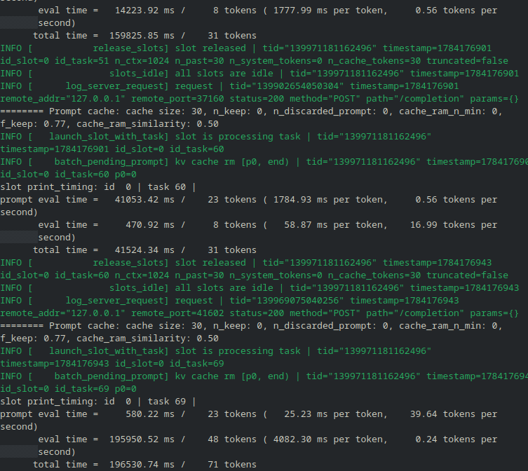 Xero_vrc's tweet photo. Working on getting Unsloth’s 16-bit GPT-OSS-120B running on just 18GB of VRAM. It doesn't actually require that much memory because I'm streaming layers partially from disk it’s getting some pretty high tk/s. I'm using an MTP style approach for layer loading if you can predict what your prompt needs you can precache it.
#Unsloth #LLM #LocalAI #Inference #120B #AI #OpenSourceAI