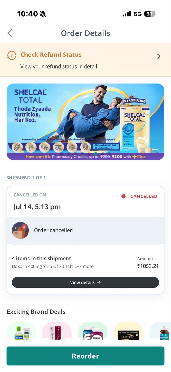 iesteyaaaaq's tweet photo. Extremely disappointed with PharmEasy. My father’s essential medicines for angina and heart disease were cancelled without any explanation or even a notification. This is not just poor customer service—it’s a serious issue when patients depend on timely medication. https://t.co/AOhptdNlVU