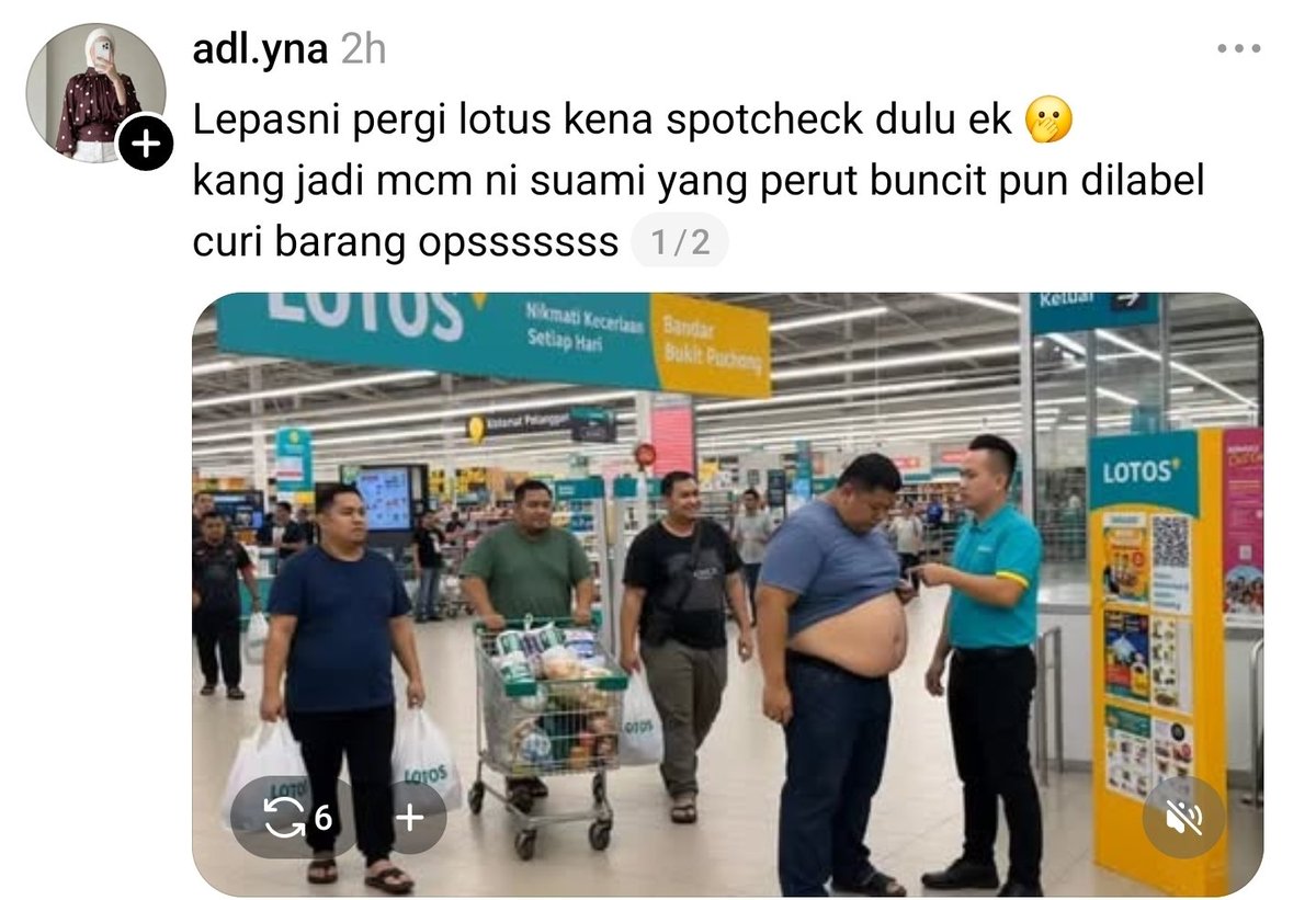 mynewshub's tweet photo. Walaupun isu perempuan mengandung dituduh mencuri telah selesai...tapi netizen tetap menghasilkan video menyindir pasar raya berkenaan...🤣🤣🤣😂 https://t.co/oUBbFV2G4L