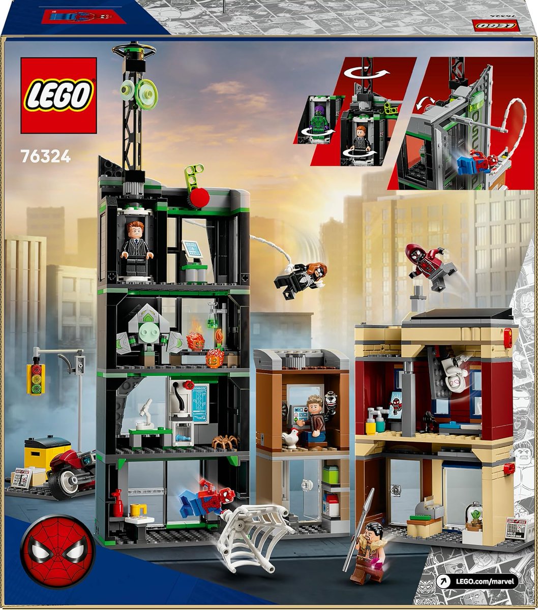 icklebricks's tweet photo. LEGO ǀ Marvel Spider-Man vs. Oscorp
DOWN TO £89.99 / RRP £119.99
Direct link → https://t.co/WszQOR9dkJ
.
Pricing correct at time of posting
.
#lego #ad #legodeals #giftideas #afol #legoinvesting #marvel #spiderman #oscorp #greengoblin #milesmorales #kraventhehunter #spiderwoman