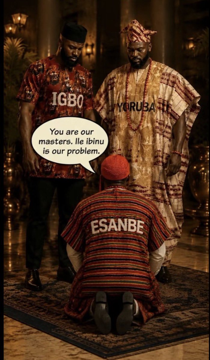 Ovbiedo_'s tweet photo. They form alliance with Igbo and Yoruba just because of people they call 3LGA😂 https://t.co/XI8ZPhcWkq