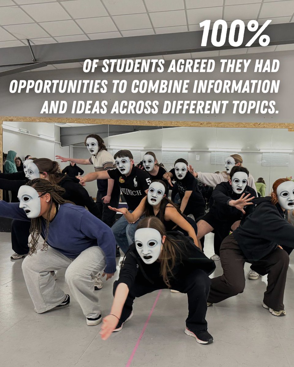 PPAcademyUK's tweet photo. The results from the National Student Survey 2026 have arrived! 📝

Here are some of the fantastic responses to the survey conducted amongst our 3rd year students 🎭

#PPAPlacetobe #MusicalTheatre #Acting #DramaSchool #NationalStudentSurvey2026 https://t.co/wjYo3spd70