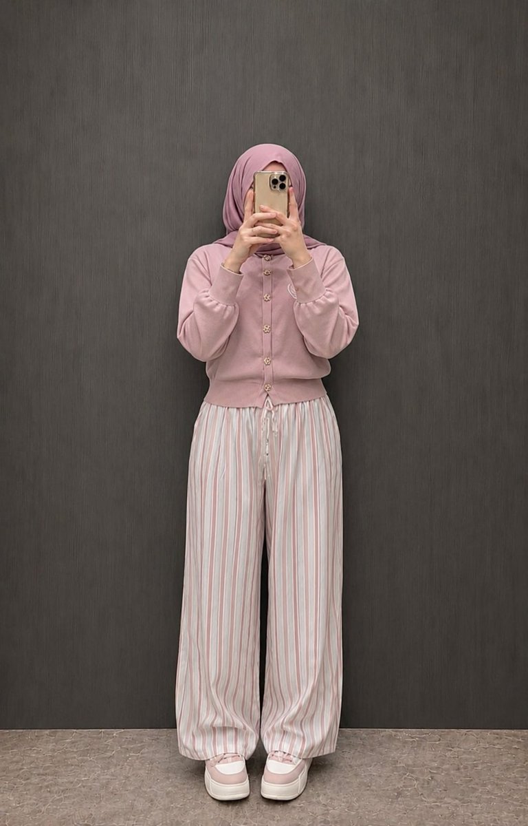 Wiispill's tweet photo. SWEATER GEMES + CELANA STRIPE = auto lucu banget dipakai 😭🩶🩷
nyaman, adem, dan dipakai seharian tetap enak ✨ https://t.co/p41UwZikDH