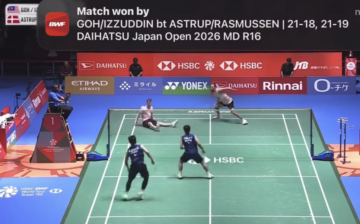 craigansibin's tweet photo. I never turn on BWF notifications because of this reason. 😭

#JapanOpen2026 https://t.co/lfA76Dp87r