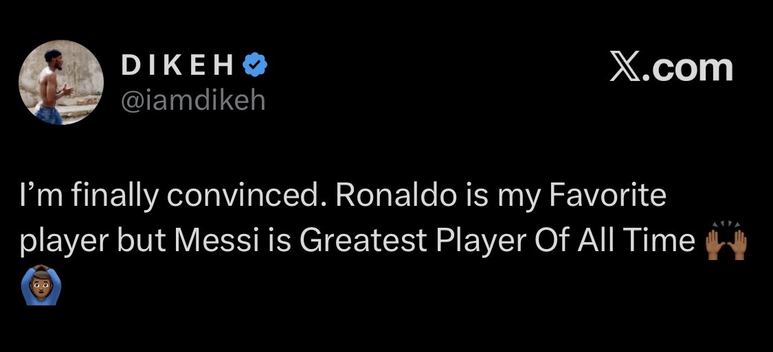 artxygenishim's tweet photo. I respect Messi fans for standing by him when Ronaldo won the euro and 3 peat the UCL, they took their stance and said you don’t need international trophy to be the GOAT, some Ronaldo fans on other hand…. https://t.co/6tNl0vAcAH