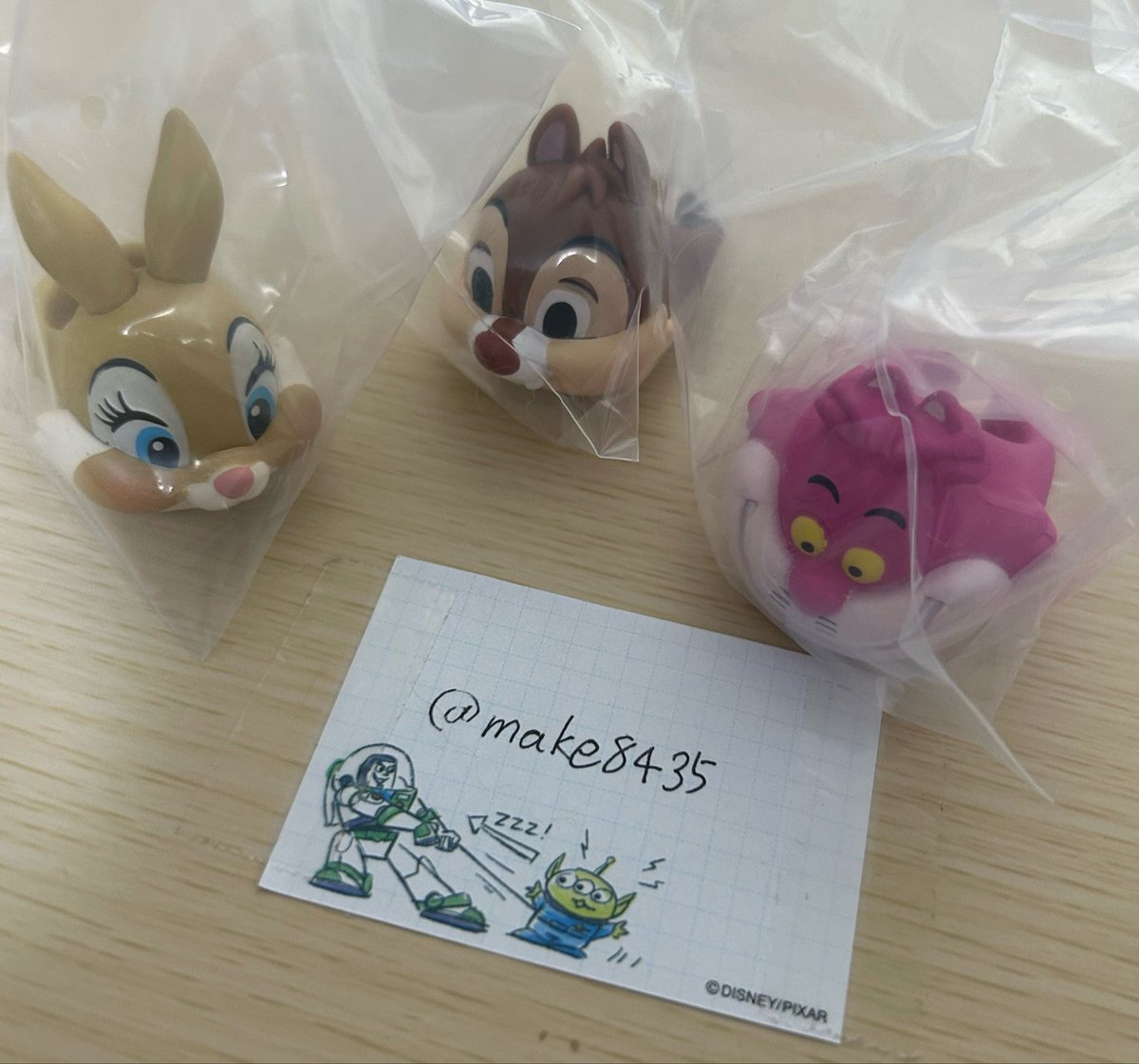make8435's tweet photo. ディズニー ファッションリング ガチャガチャ
譲:デール、ミスバニー、チェシャ猫

求:クラリス>チップ

デールはクラリスとの交換優先でお願いいいたします
横浜周辺手渡しor郵送
お気軽にお声掛けください https://t.co/6BW3oDxoav