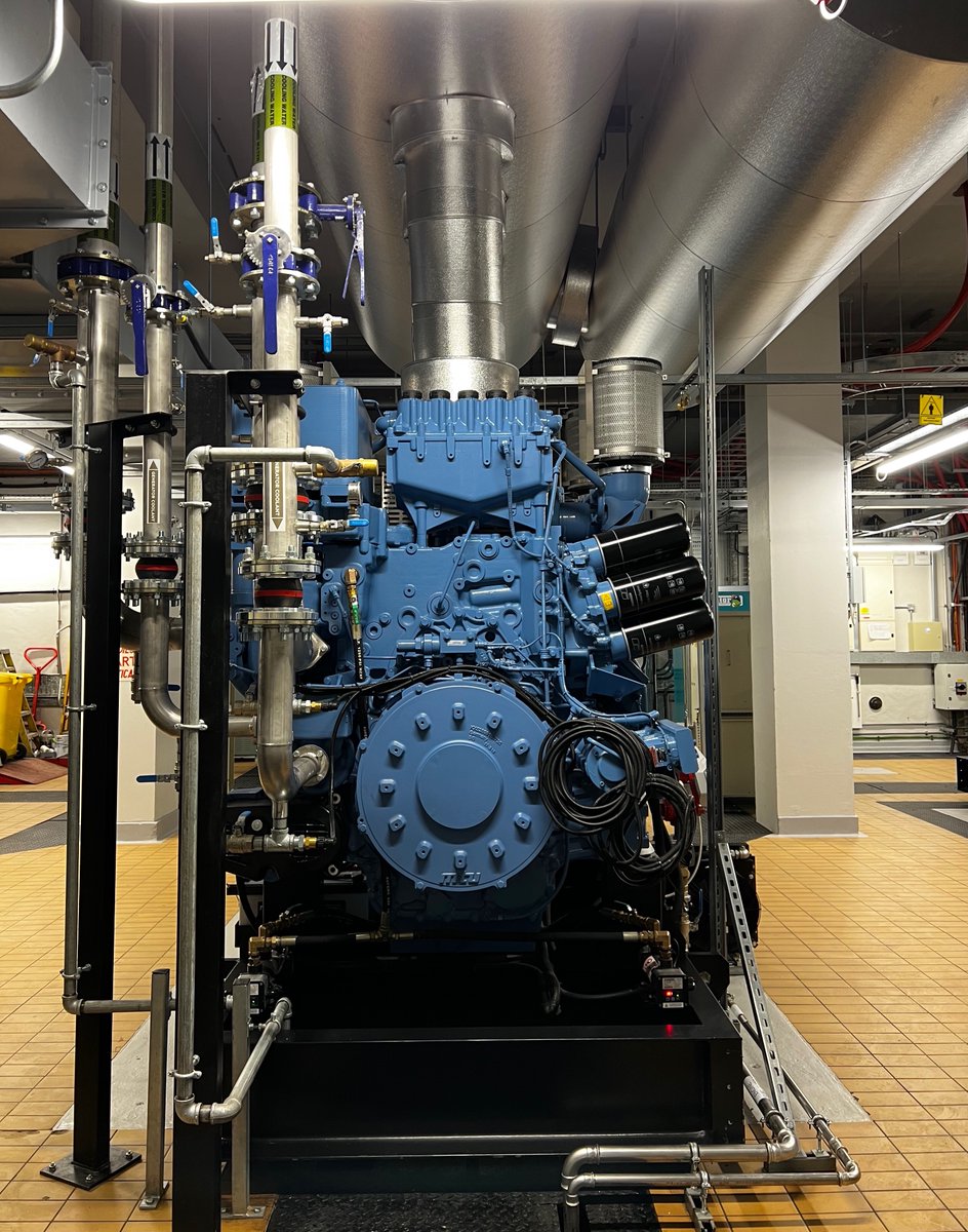 GeneratorC0's tweet photo. Most people see an engine.

We see cooling, fuel systems, exhaust, controls, ventilation &amp; resilience.

Because in critical power, the engine is only one part of the engineering story.

One of four 2500kVA MTU generators forming part of a major NHS standby power installation. https://t.co/ta5RosTdNY