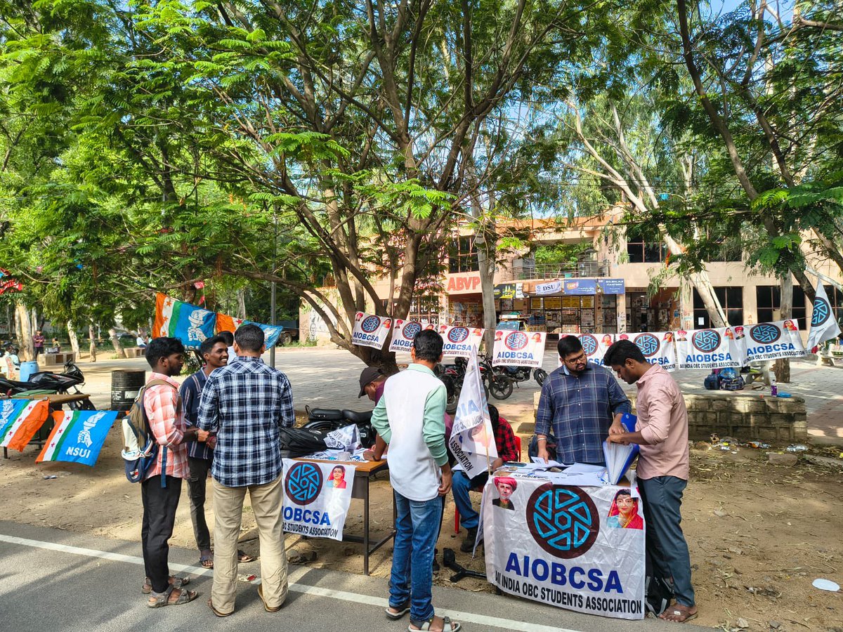 aiobcsa's tweet photo. Our strength lies in our cadre. We are nothing without those working tirelessly on the ground and for the cause of social justice. Salute to every AIOBCSA member for standing with and serving students. #AIOBCSA https://t.co/Mim33Vknoz