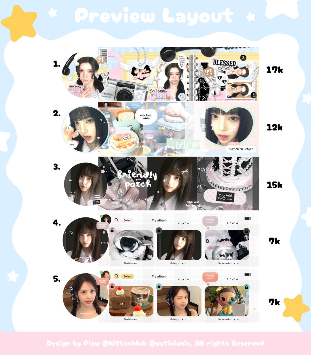 kittenblub's tweet photo. Guyss lewat? Bantu repost pwiss :3 makaci 💖

Aku bawa layout ready stock Juun Ian Carmen Ahyeon Chiquita Ruka Pharita Rora Asa Go younjung Zhang ruonan Keonho James Juhoon Ryul Ohyul Anton Sion

Total ada 31 layout so scroll down ⬇️ DM / tele 💌 to take ur fav layout #bealanja https://t.co/B0pVLILuSo
