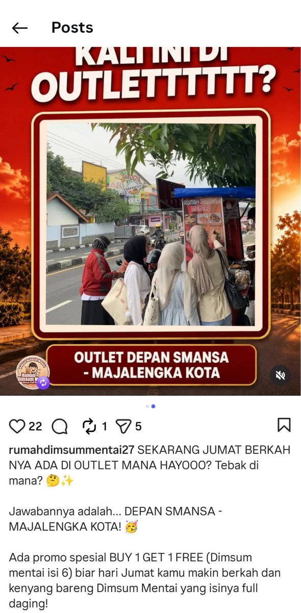bulversee's tweet photo. @sirkellmasbro mau dimsum mentaii deket rumahkuu kakk, setiap hari jumat kebetulan ada promo buy 1 get 1 masyaAllahh, harganya 24k isi 8 kakk, wish me luck makasyi kakk capyyy🥹🤍 @sirkellmasbro https://t.co/ZnN9cYmI80
