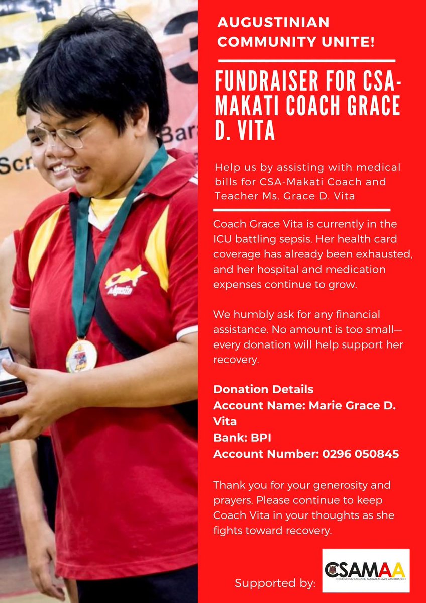 juliamdeguzman's tweet photo. Coach Vita’s one of the biggest influences in my early years as a setter. She believed in me, taught me the game, &amp; treated every athlete &amp; student like her own. The values she taught us stay with me today. If you can, please help. Every donation, prayer &amp; share means so much. 🙏🏻 https://t.co/Nah8o8Ku0x
